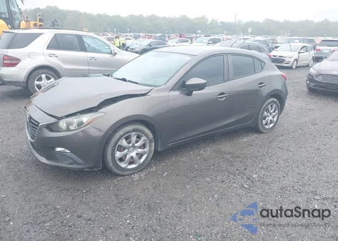 2014 Mazda Mazda3 I Sport from USA, damaged, VIN JM1BM1K7XE1214332